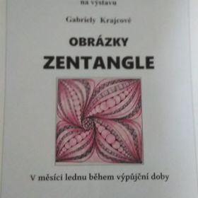 Výstavka Gabriely Krajcové Obrázky ZENTANGLE